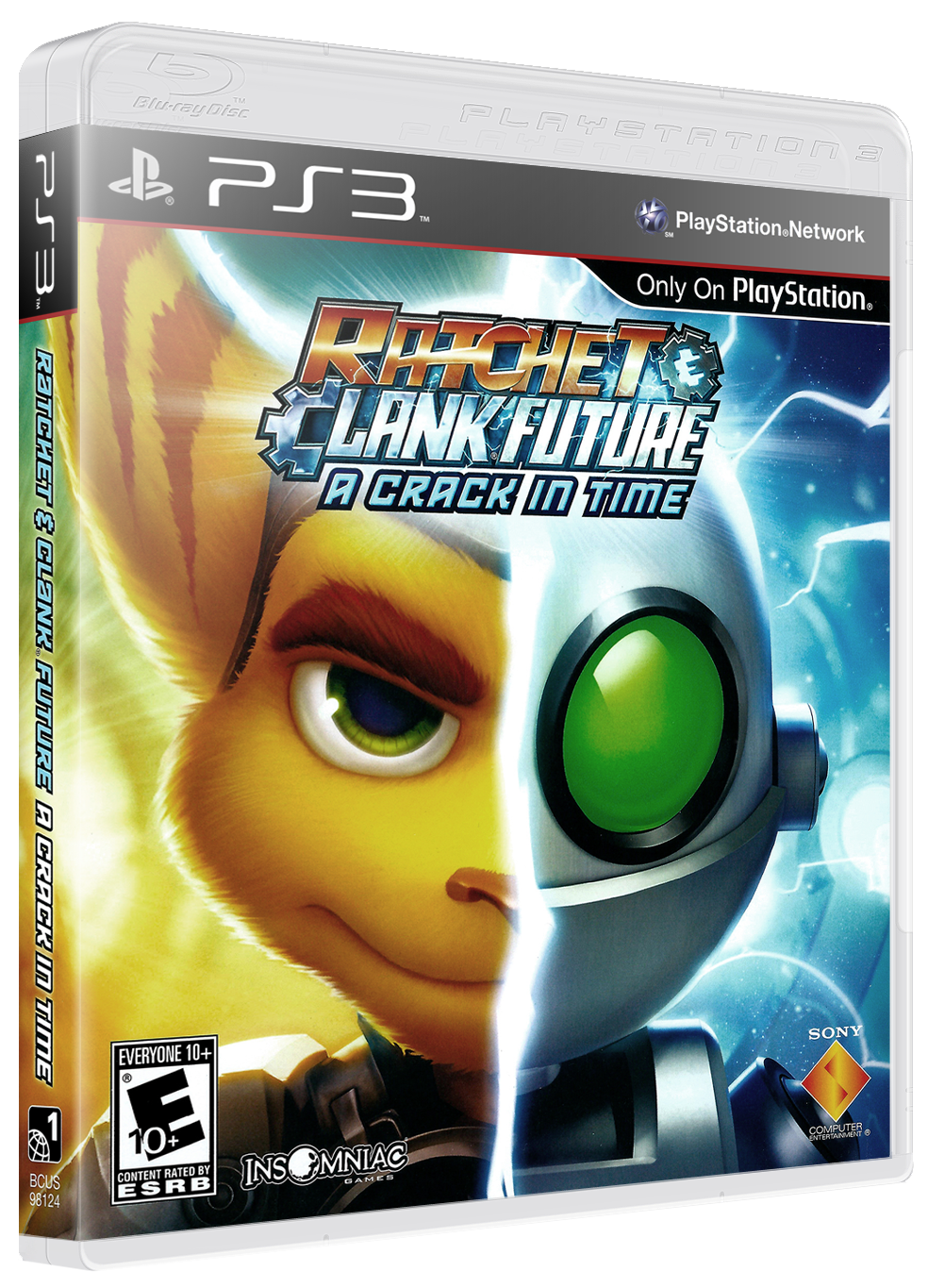 Ratchet & Clank Future: A Crack in Time box art for Playstation 3